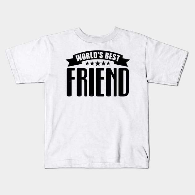 World's Best Friend Kids T-Shirt by colorsplash